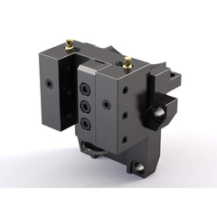 Global CNC Industries - Turret & VDI Tool Holders; Type: Mori OD Turning Block ; Clamping System: 124mm X 95mm ; Tool Axis: OD ; Through Coolant: No ; Outside Diameter (Decimal Inch): 1.2500 ; Additional Information: 4 Mounting Holes - Exact Tool & Supply
