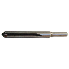 1/4-E LHC HSS 140 Degree Radial Point Die Drill - Bright - Exact Tool & Supply
