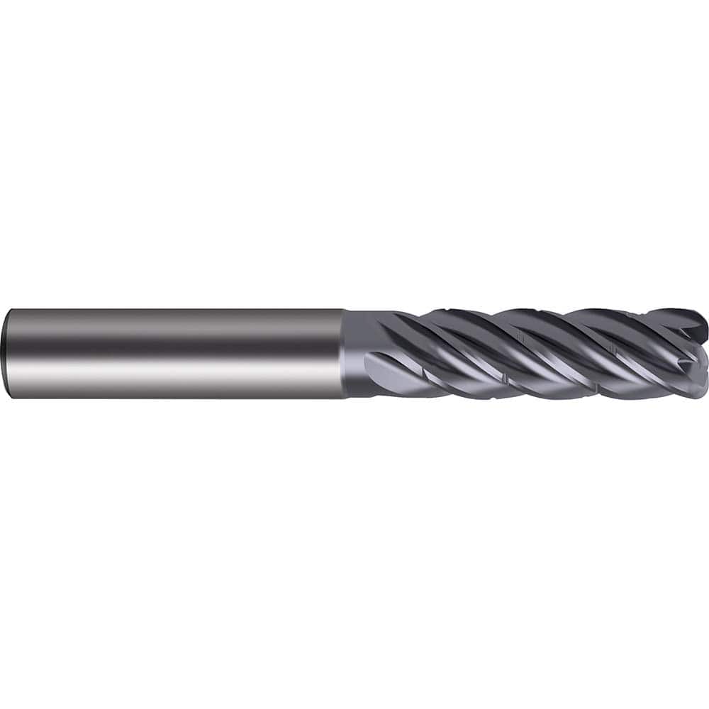 Guhring - 10mm Diam 5 Flute Carbide 1mm Corner Radius End Mill - Exact Tool & Supply