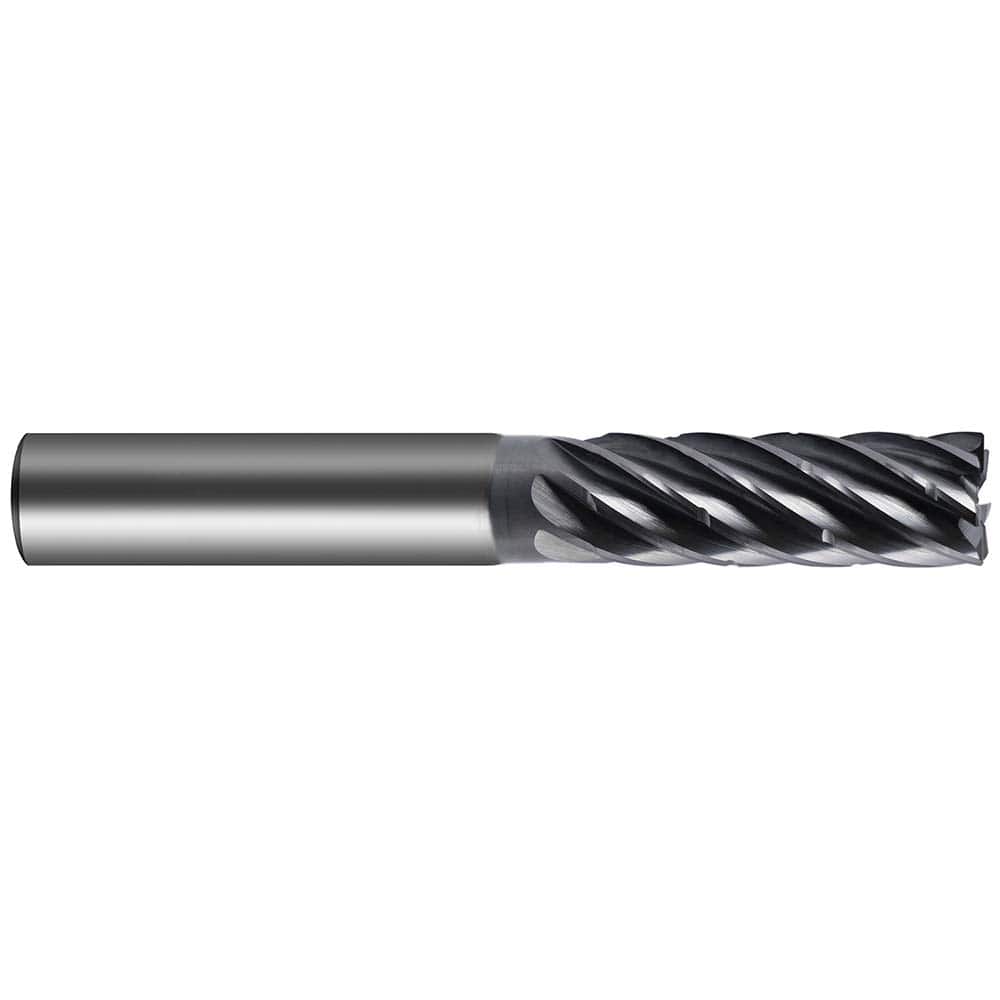 Guhring - 1/2" Diam 7 Flute Carbide 0.01" Chamfer Width End Mill - Exact Tool & Supply