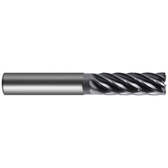 Guhring - 1/2" Diam 7 Flute Carbide 0.01" Chamfer Width End Mill - Exact Tool & Supply