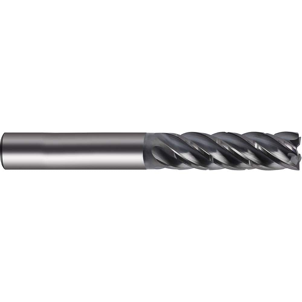 Guhring - 1" Diam 5 Flute Carbide 0.017mm Chamfer Width End Mill - Exact Tool & Supply