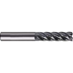 Guhring - 1" Diam 5 Flute Carbide 0.017mm Chamfer Width End Mill - Exact Tool & Supply