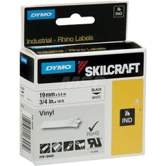 Ability One - Labels, Ribbons & Tapes; Type: Label ; Color: Black; White ; For Use With: Thermal Printers ; Width (Inch): 3/4 - Exact Tool & Supply