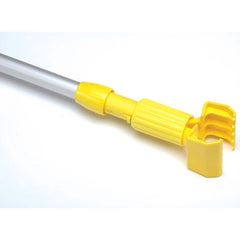 Ability One - Mop Handles; For Use With: Wet mop ; Connection Type: Snap-On ; Handle Length (Inch): 60 ; Handle Material: Aluminum ; Handle Style: Straight - Exact Tool & Supply