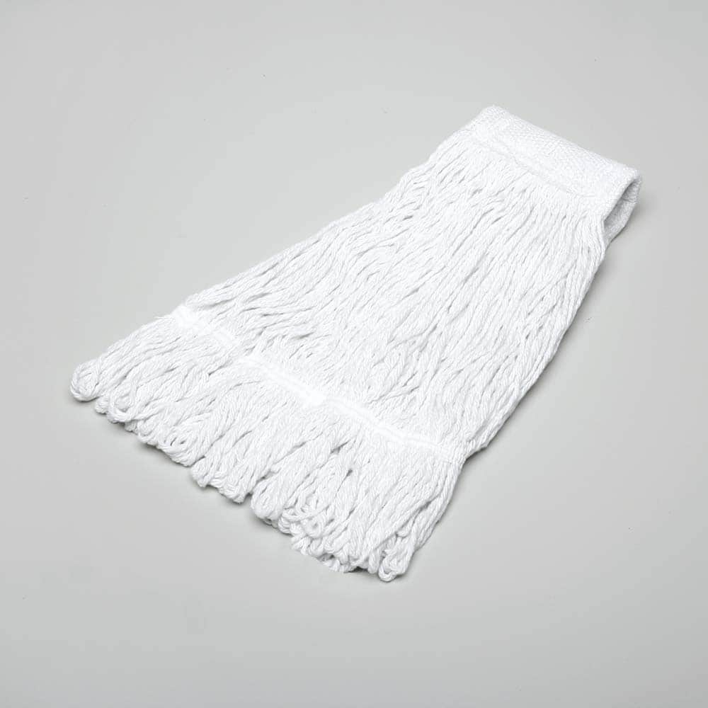 Ability One - Wet Mop Heads & Pads; Style: Loop End ; Material: Rayon; Acrylic; PET ; Approximate Weight (oz.): 20 ; Mop Color: White ; Headband Size (Inch): 5-1/2 ; Connection Type: Clamp Jaw - Exact Tool & Supply