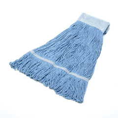 Ability One - Wet Mop Heads & Pads; Style: Loop End ; Material: Rayon; Acrylic; PET ; Approximate Weight (oz.): 24 ; Mop Color: Blue ; Headband Size (Inch): 5-1/2 ; Connection Type: Clamp Jaw - Exact Tool & Supply