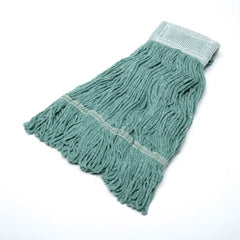 Ability One - Wet Mop Heads & Pads; Style: Loop End ; Material: Rayon; Acrylic; PET ; Approximate Weight (oz.): 24 ; Mop Color: Green ; Headband Size (Inch): 5-1/2 ; Connection Type: Clamp Jaw - Exact Tool & Supply