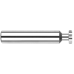 Harvey Tool - 1/8" Cut Diam, 1/32" Cut Width, 1/8" Shank, Straight-Tooth Woodruff Keyseat Cutter - Exact Tool & Supply