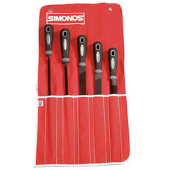 Simonds File - File Sets File Set Type: American File Types Included: Mill; Half Round; Round; Slim Taper; Rasp - Exact Tool & Supply