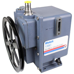 Welch - Rotary Vane-Type Vacuum Pumps; Horsepower: N/A ; Voltage: N/A ; Cubic Feet per Minute: 5.60 ; Length (Decimal Inch): 10.0000 ; Width (Decimal Inch): 12.0000 ; Height (Inch): 15 - Exact Tool & Supply