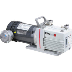 Welch - Rotary Vane-Type Vacuum Pumps; Horsepower: 0.5 ; Voltage: 115/230V ; Cubic Feet per Minute: 5.60 ; Length (Decimal Inch): 22.4000 ; Width (Decimal Inch): 6.1000 ; Height (Inch): 9.2 - Exact Tool & Supply