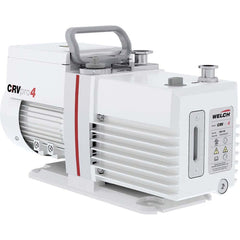 Welch - Rotary Vane-Type Vacuum Pumps; Horsepower: 0.5 ; Voltage: 115V ; Cubic Feet per Minute: 2.80 ; Length (Decimal Inch): 15.1000 ; Width (Decimal Inch): 6.1000 ; Height (Inch): 9.2 - Exact Tool & Supply