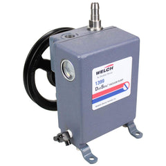 Welch - Rotary Vane-Type Vacuum Pumps; Horsepower: N/A ; Voltage: N/A ; Cubic Feet per Minute: 1.20 ; Length (Decimal Inch): 8.5000 ; Width (Decimal Inch): 9.0000 ; Height (Inch): 10 - Exact Tool & Supply