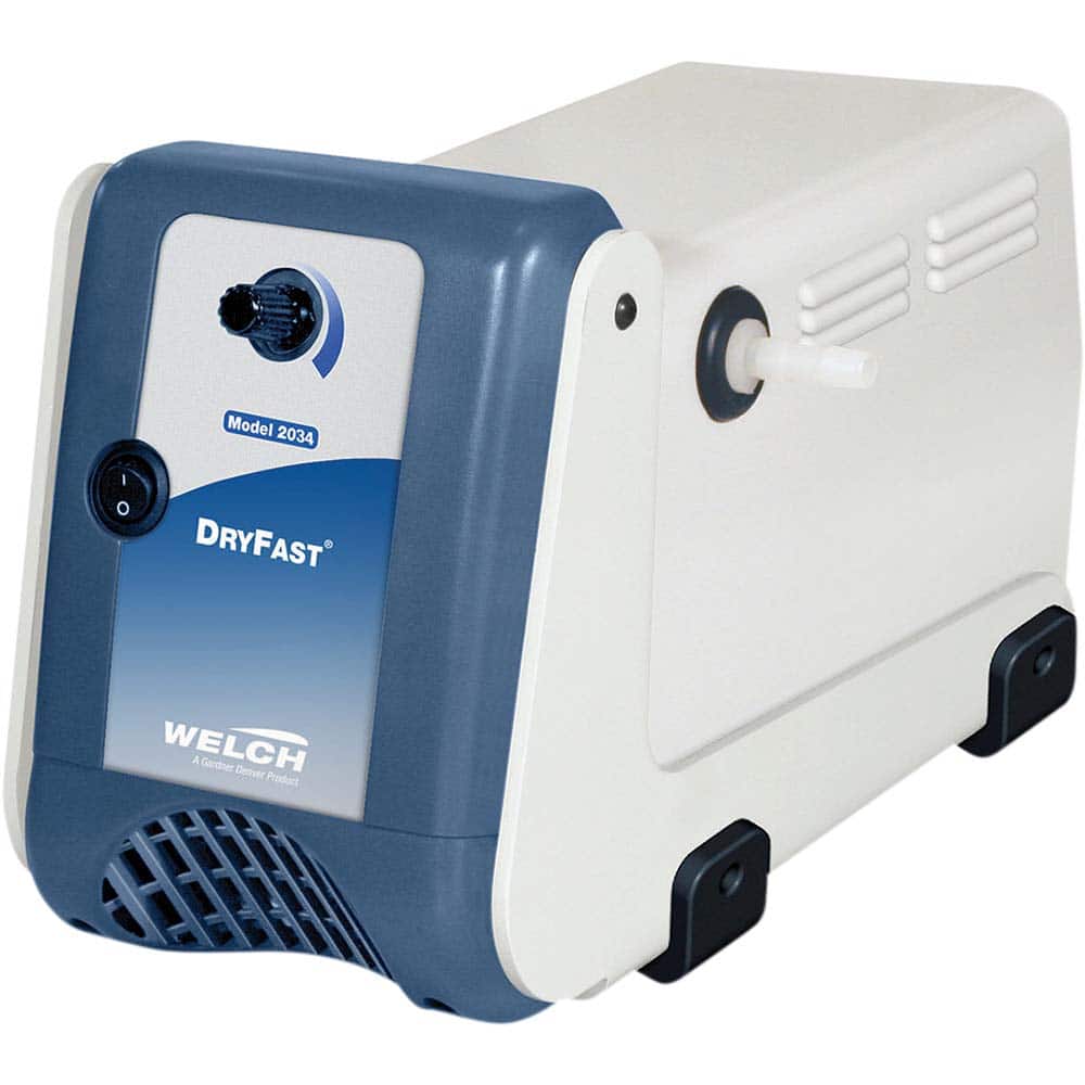 Welch - 0.2 hp 115V Oil-less Diaphragm Compressor - Exact Tool & Supply