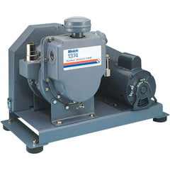 Welch - Rotary Vane-Type Vacuum Pumps; Horsepower: 1.5 ; Voltage: 115/230V ; Cubic Feet per Minute: 23.00 ; Length (Decimal Inch): 26.0000 ; Width (Decimal Inch): 12.3000 ; Height (Inch): 18.8 - Exact Tool & Supply