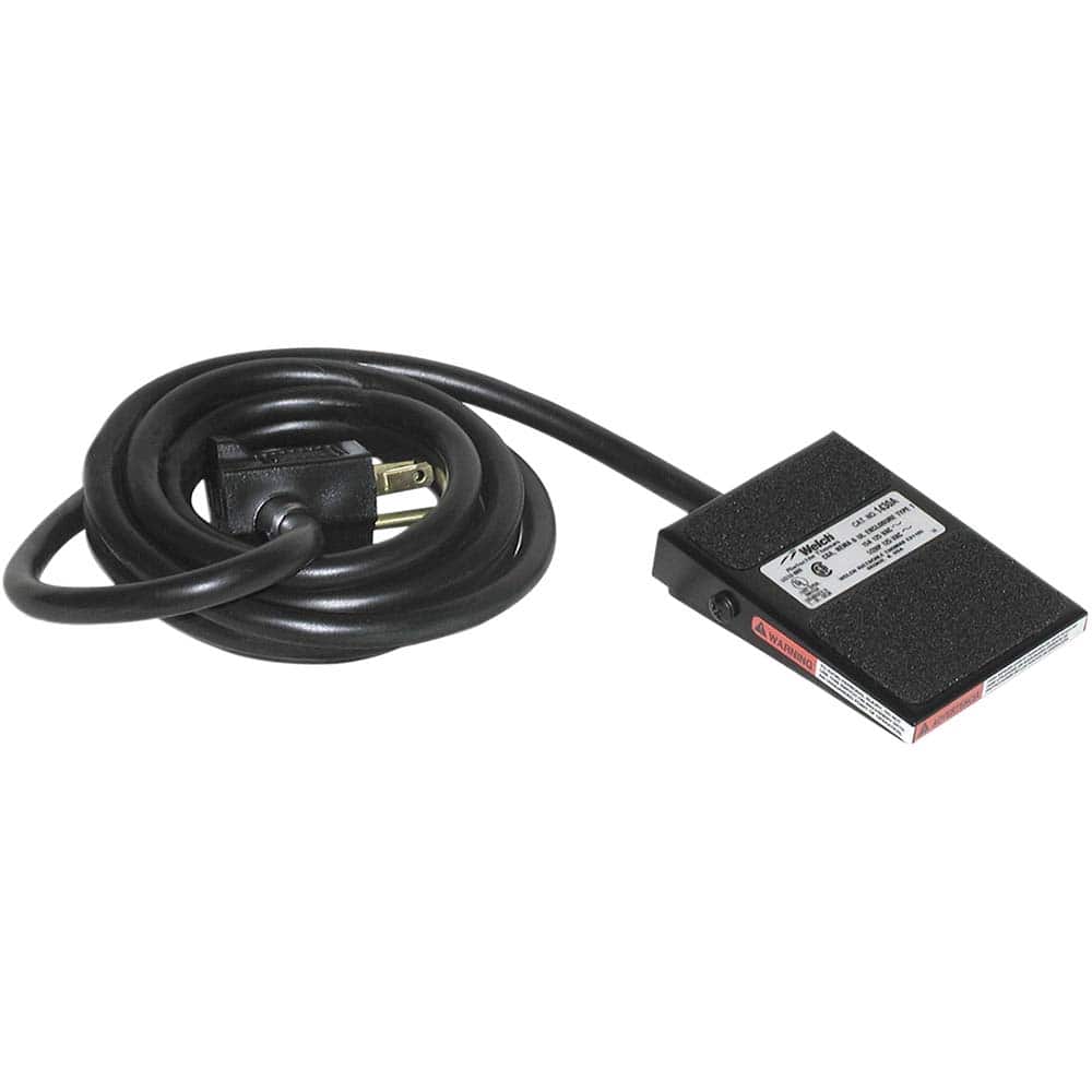 Welch - Air Compressor & Vacuum Pump Accessories; Type: On Off Foot Switch ; For Use With: Welch-lmvac Vacuum Systems - Exact Tool & Supply