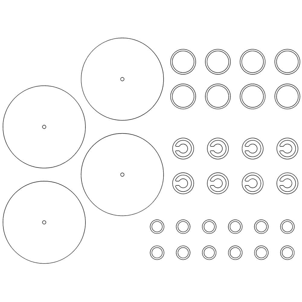 Welch - Air Compressor & Vacuum Pump Accessories; Type: Service Kit ; For Use With: MPC 601TP - Exact Tool & Supply
