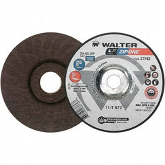 WALTER Surface Technologies - Depressed-Center Wheels Wheel Diameter (Inch): 7 Wheel Thickness (Inch): 3/64 - Exact Tool & Supply