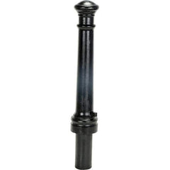 Vestil - 8" Diam x 40" High, Black Iron Bollard - Exact Tool & Supply