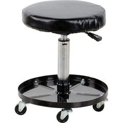 Vestil - Swivel & Adjustable Stools Type: Adjustable Height Stool Base Type: PAD Base - Exact Tool & Supply