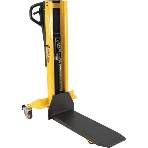 Vestil - 600 Lb Capacity, 39" Lift Height, Manually Operated Lift - Exact Tool & Supply