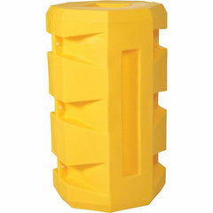 Vestil - 24" Wide x 24" Deep x 42" High, Polyethylene Column Protector - Fits 8" Columns, Yellow - Exact Tool & Supply