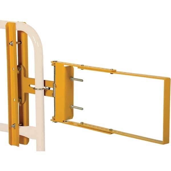 Vestil - Steel Self Closing Rail Safety Gate - Fits 24 to 40" Clear Opening, 12" Door Height, - Exact Tool & Supply