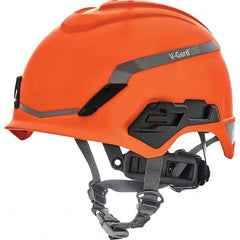 MSA - ANSI Type I Class C, G & E 4-Point Ratchet Short Brim Hard Hat - Exact Tool & Supply