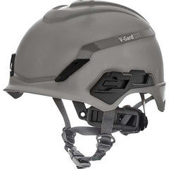 MSA - ANSI Type I Class C, G & E 4-Point Ratchet Short Brim Hard Hat - Exact Tool & Supply