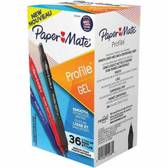 Paper Mate - Pens & Pencils Type: Retractable Gel Color: Black, Red, Blue - Exact Tool & Supply