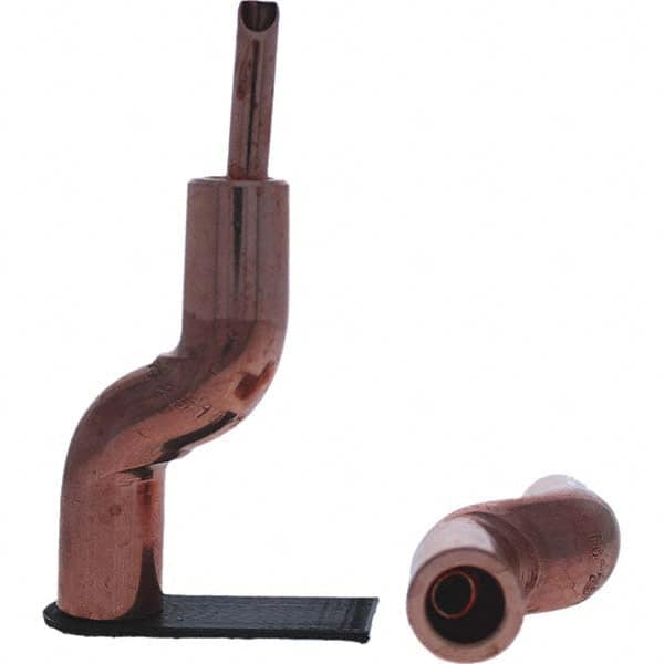 Tuffaloy - Spot Welder Tips For Use With: 5RW Electrode Holder Type: Bent Shank for 5RW Male Cap - Exact Tool & Supply