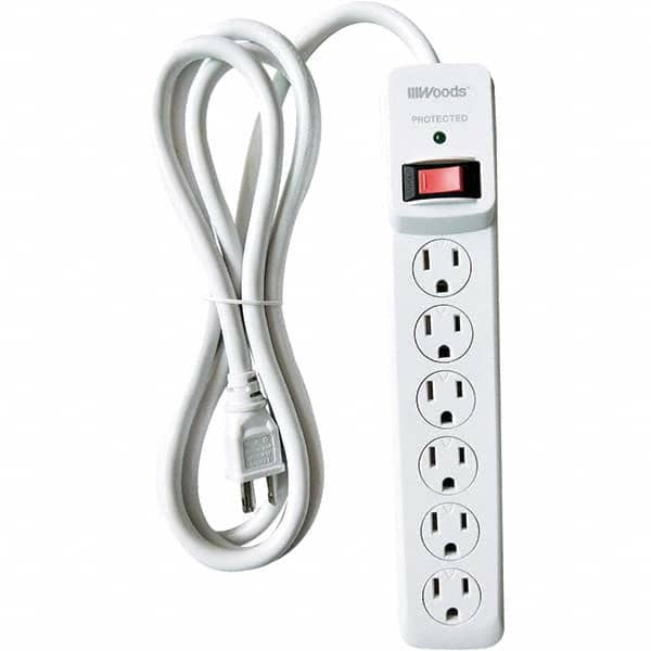 Southwire - Power Outlet Strips Amperage: 15 Voltage: 120 V - Exact Tool & Supply