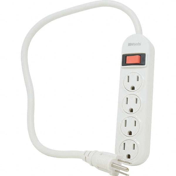 Southwire - Power Outlet Strips Amperage: 15 Voltage: 120 V - Exact Tool & Supply