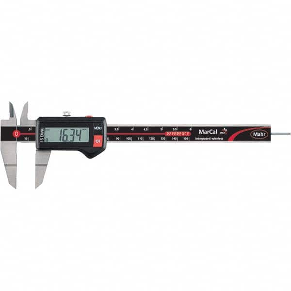 Mahr - 0 to 150mm Range, 0.01mm Resolution, IP67 Electronic Caliper - Exact Tool & Supply