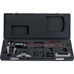Mahr - 0 to 200mm Range, 0.01mm Resolution, IP67 Electronic Caliper - Exact Tool & Supply