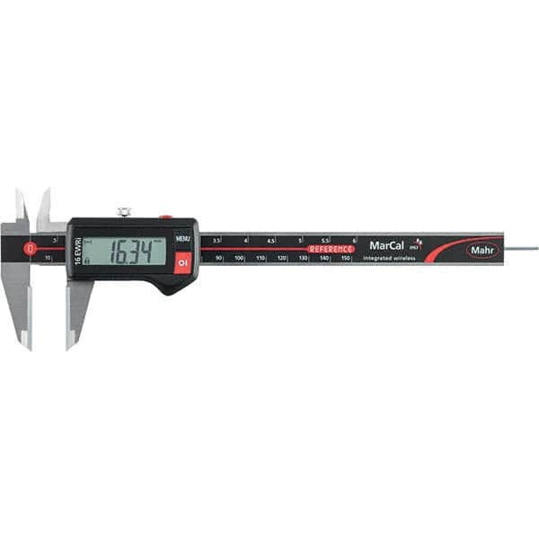 Mahr - 0 to 150mm Range, 0.01mm Resolution, IP67 Electronic Caliper - Exact Tool & Supply