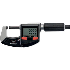 Mahr - Electronic Outside Micrometers Type: Standard Minimum Measurement (Decimal Inch): 1.0000 - Exact Tool & Supply