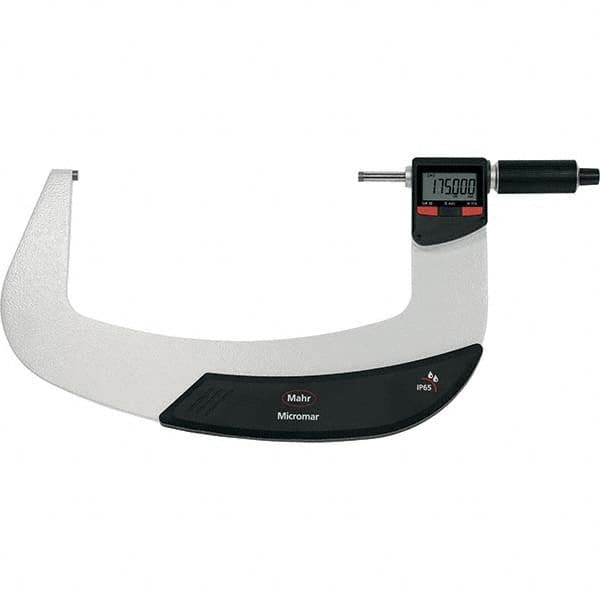 Mahr - Electronic Outside Micrometers Type: Standard Minimum Measurement (Decimal Inch): 7.0000 - Exact Tool & Supply