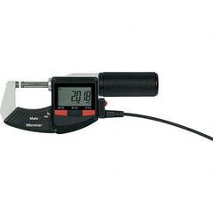 Mahr - Electronic Outside Micrometers Type: Standard Minimum Measurement (Decimal Inch): 1.0000 - Exact Tool & Supply