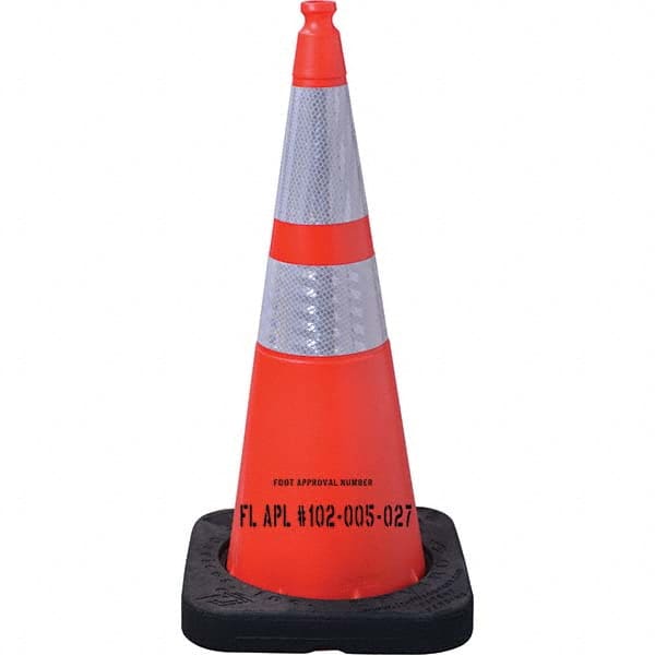 VizCon - Traffic Cones Type: Cone Color: Fluorescent Orange - Exact Tool & Supply