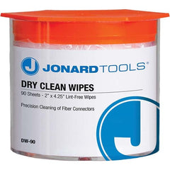 Jonard Tools - Cable Tools & Kits Tool Type: Dry Wipes for Cleaning Fiber Number of Pieces: 90.000 - Exact Tool & Supply