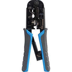 Jonard Tools - Crimpers Type: Pass-through Modular Crimping Tool Capacity: RJ-11, RJ-45 - Exact Tool & Supply