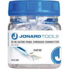 Jonard Tools - Cable Tools & Kits Tool Type: Pass-Through Connectors Number of Pieces: 50.000 - Exact Tool & Supply