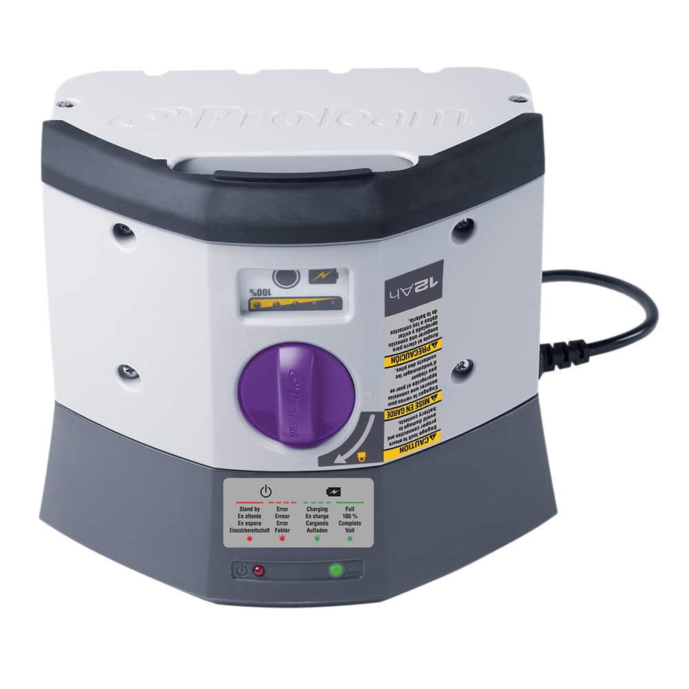 ProTeam - Vacuum Cleaner Parts & Accessories; Type: Battery w/Charger ; For Use With: GoFree Flex Pro; GoFree Flex Pro II ; Contents: (1) Replacement Charger and Charger Cord ; Number of Pieces: 1.000 - Exact Tool & Supply