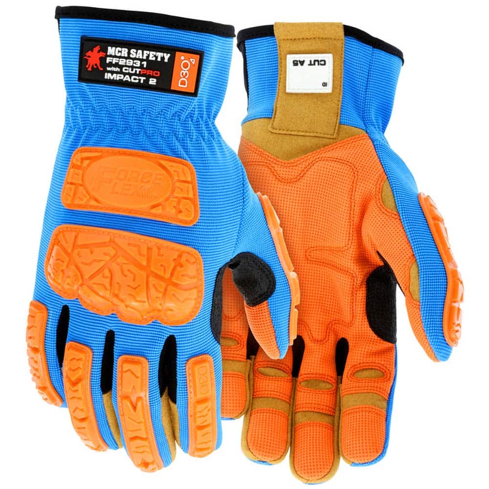 MCR Safety - Size XL/2XL, ANSI Cut Lvl A5, Puncture Lvl 5, Abrasion Lvl 0, Cut Resistant Gloves - Exact Tool & Supply