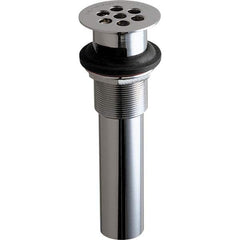 Chicago Faucets - Drain Components; Type: Flat Grid Drain System ; Material: Chrome Plated - Exact Tool & Supply