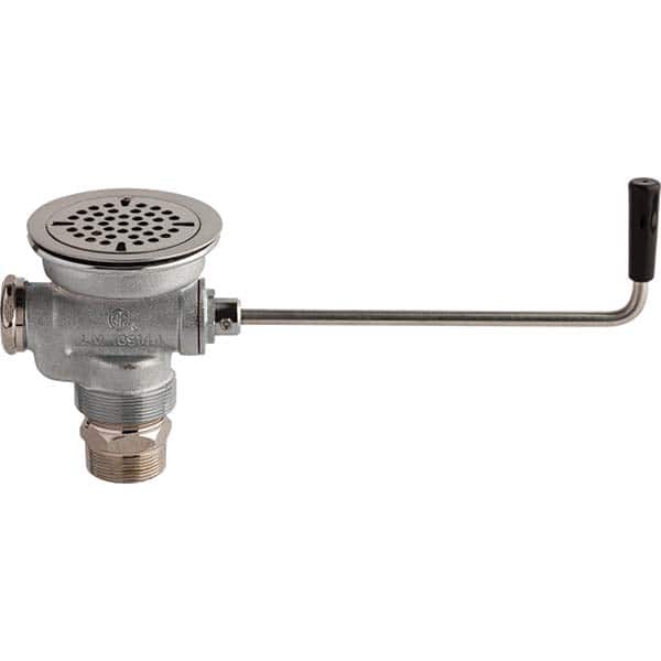 Chicago Faucets - Drain Components; Type: Twist Waste Drain ; Includes: Internal Plug Valve ; Material: Chrome Plated - Exact Tool & Supply