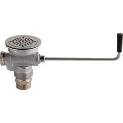 Chicago Faucets - Drain Components; Type: Twist Waste Drain ; Includes: Internal Plug Valve ; Material: Chrome Plated - Exact Tool & Supply