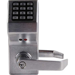 Alarm Lock - Lever Locksets Type: Entrance Door Thickness: 1-3/4 - Exact Tool & Supply